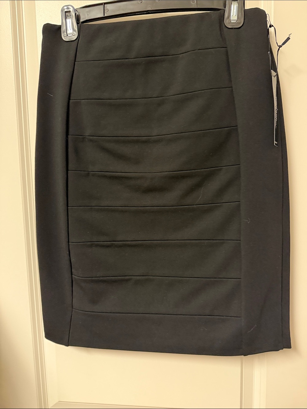 White House Black Market Black Panel Pencil Skirt